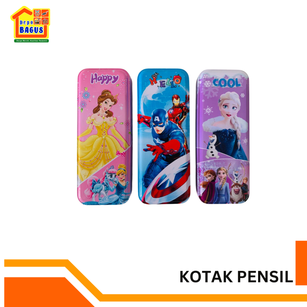 

Kotak Pensil, Tempat Pensill Anak Karakter, Tempat Pensil Aluminium