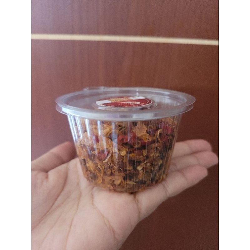 

SAMBAL KERING UDANG REBON PEDAS KEMASAN CUP MINI