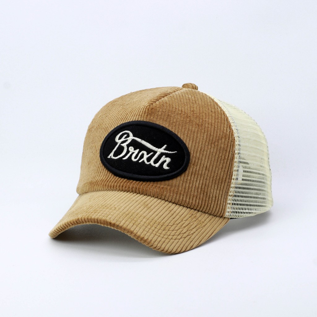 TOPI JARING TRUCKER HAT LIDAH PENDEK CREAM VISOR PENDEK BRXTN