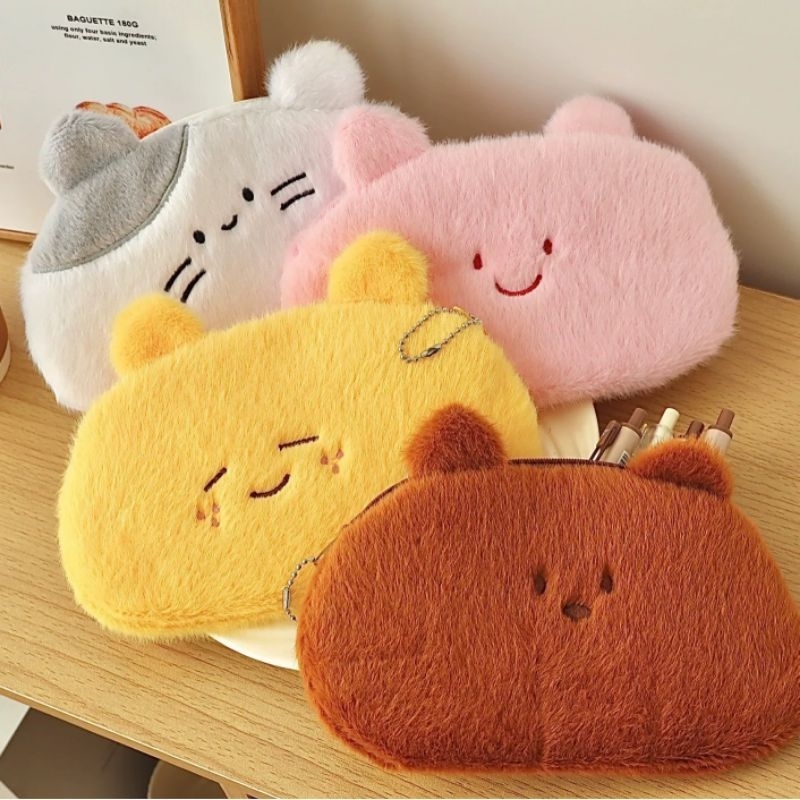 

PINKY ROW - Cutie LooLoo Pencil Case - Make Up Pouch - Kotak Pensil