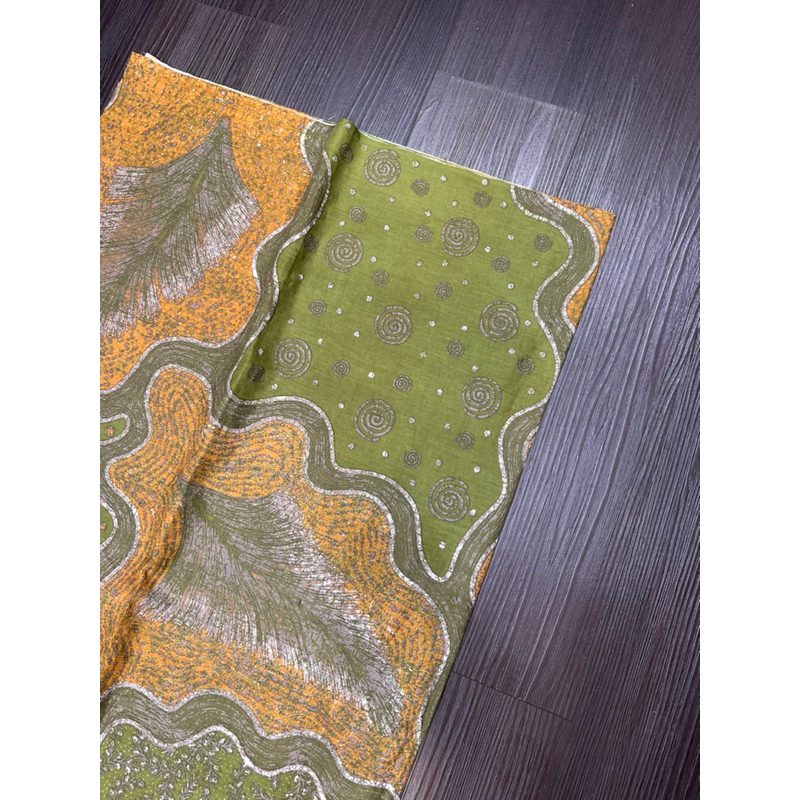 Kain Batik Prima Premium Quality motif abstrak Varian warna Hijau muda