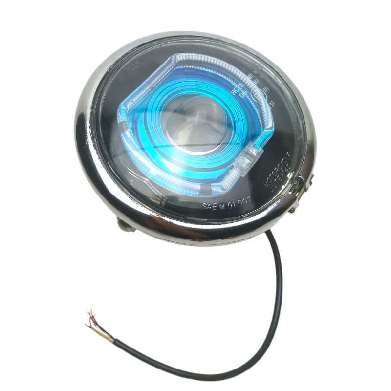 Lampu Billed Set Batok Pesek Jute 5,75 inch crom biled 5,7 bilet headlamp depan