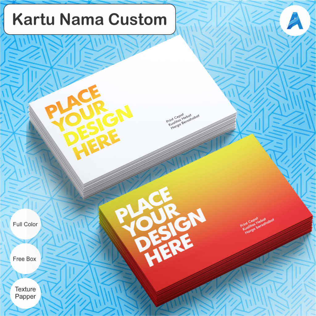 

Kartu Nama Kertas Linen + Free BOX