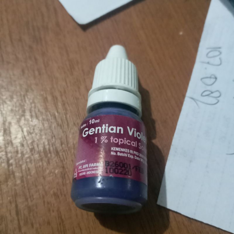 gentian violet/obat sariawan