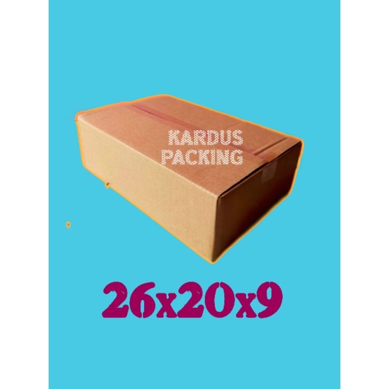 

kardus polos UK 26x20x9 kardus packing kardus online