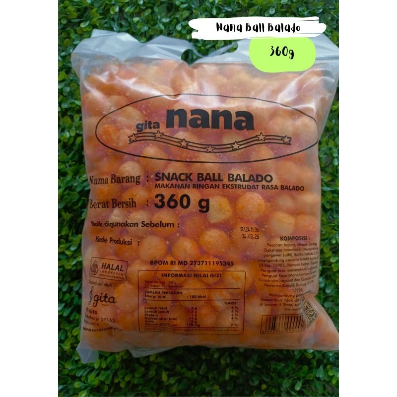 

SNACK ENACK - NANA SNACK BALL 360GR cemilan murah jajan enak