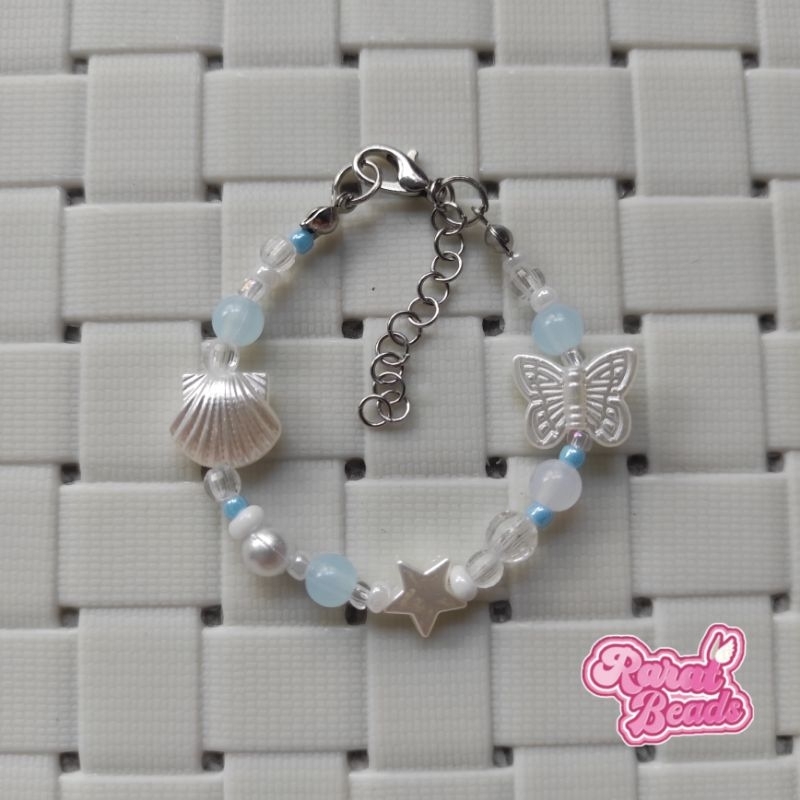 gelang manik biru laut | manik by rarattu