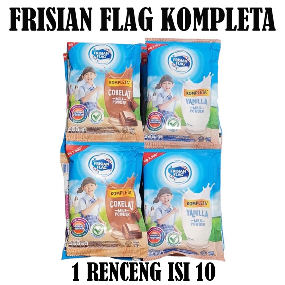 

SUSU BUBUK FRISIAN FLAG KOMPLETA RENCENG ISI 10