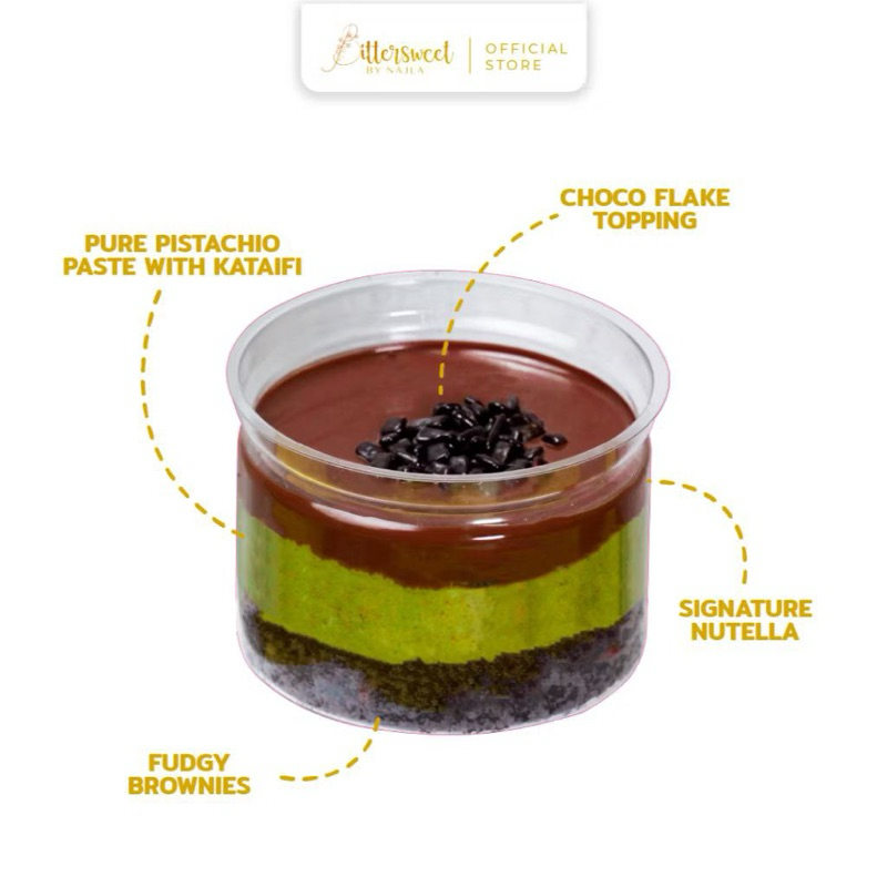 

DUBAI CHOCO NUTELLA PISTACHIO BITTERSWEET [TANPA PO]