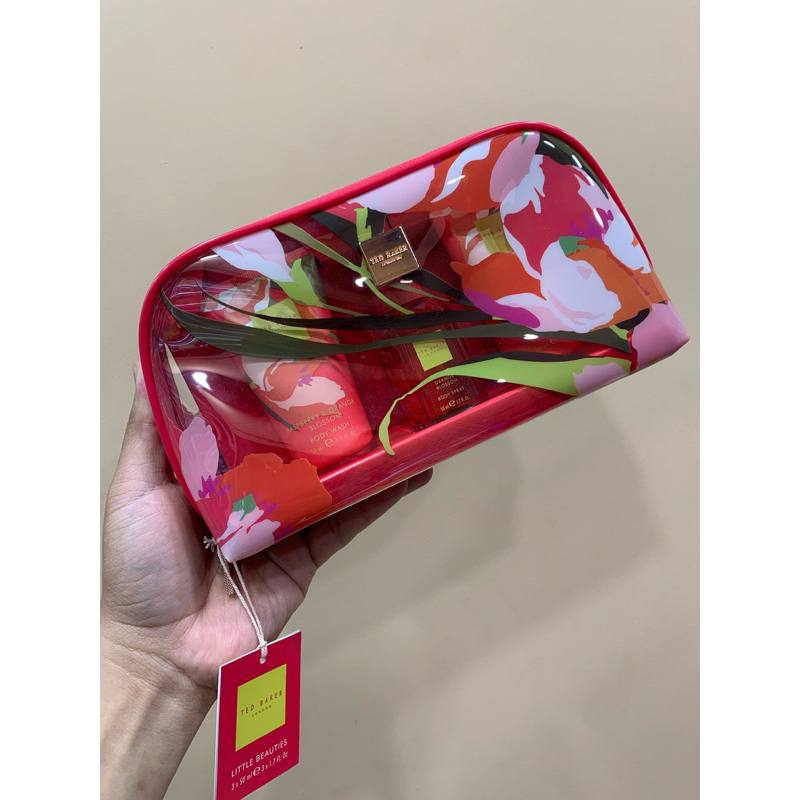 TED BAKER LONDON LITTLE BEAUTIES GIFT SET ISI 3 WANGI BUAH RASPBERRY DAN ORANGE BLOSSOM YANG SANGAT 