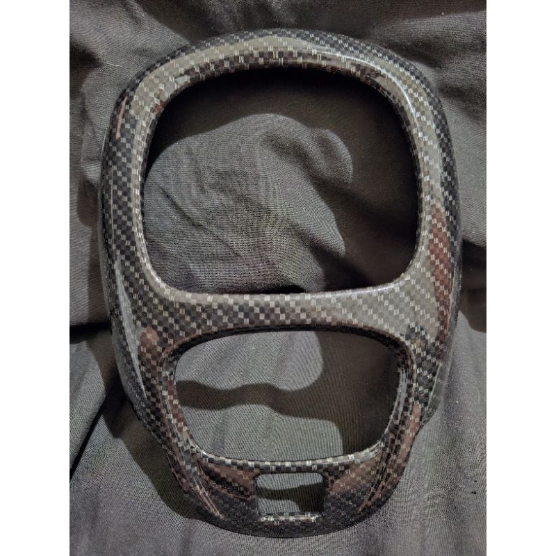 cover carbon garnis speedometer scoopy esp 2016 19 motif kevlar