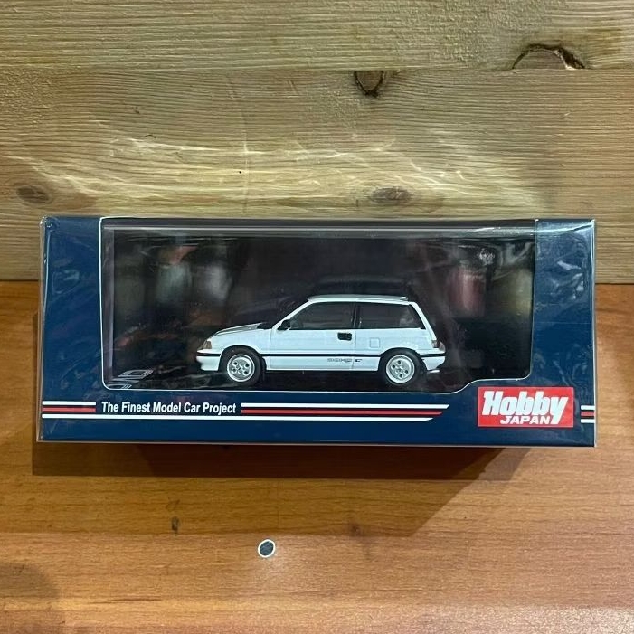 HOBBY JAPAN 1/64 HONDA CIVIC Si AT. 1984 WHITE