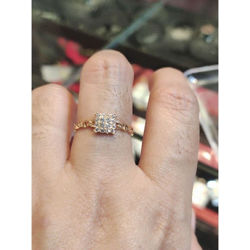 cincin emas 1 gram, emas 16 k 700 size 14