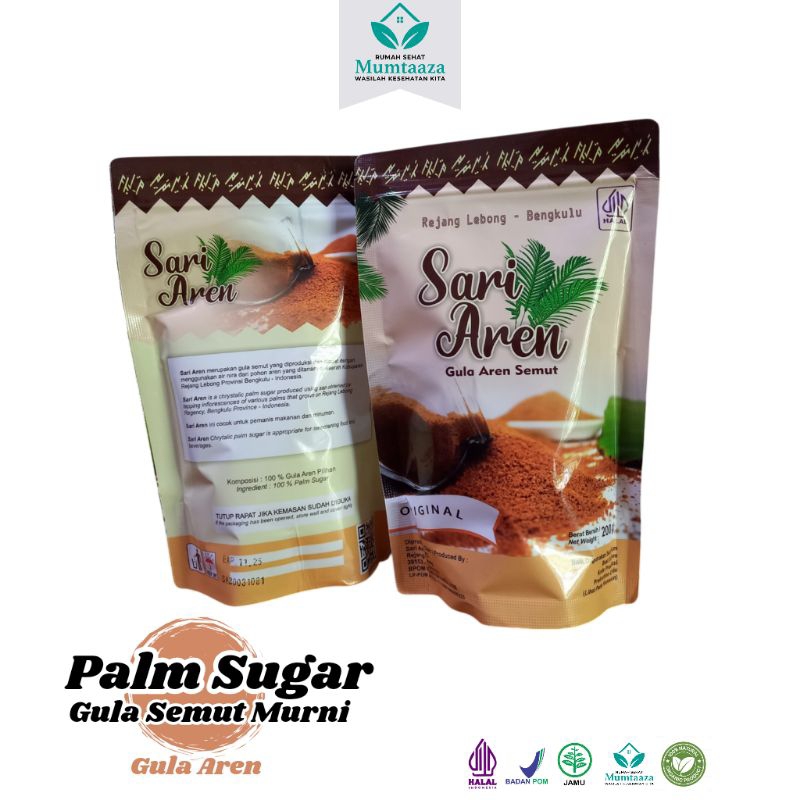 

PALM SUGAR/GULA SEMUT AREN/ORIGINAL 100%/NETTO 200 GRAM