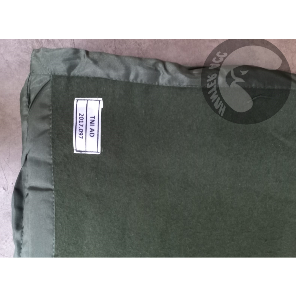 selimut /selimut jatah TNI AD /selimut hijau tni jatah pembagian asli
