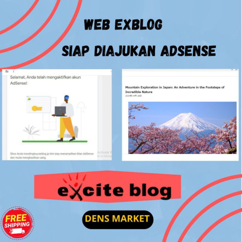 Exblog Siap Diajukan Adsense