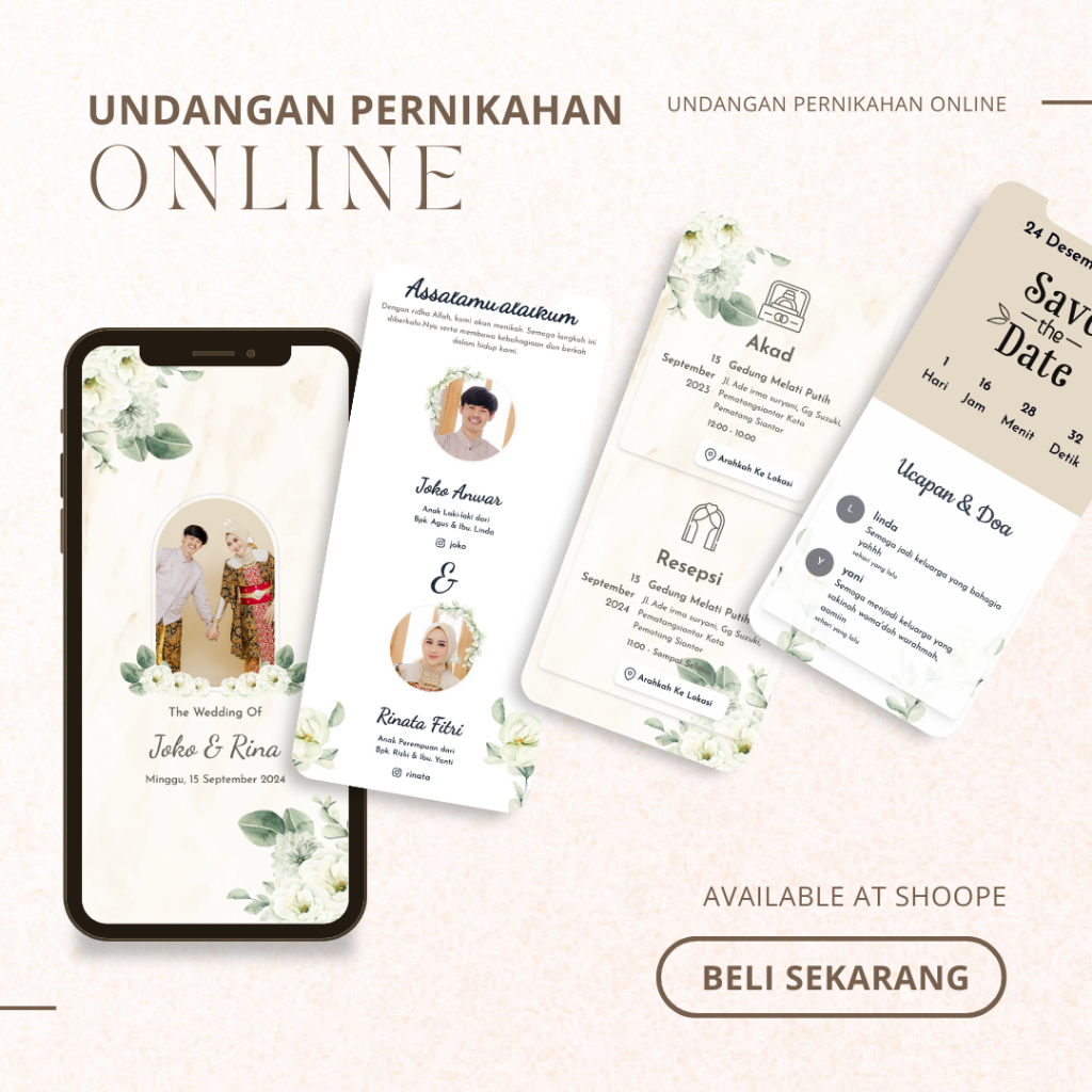 Undangan Digital Online - Undangan Pernikahan Online