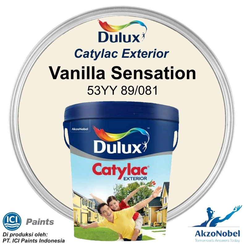 CAT DULUX CATYLAC EXTERIOR 25 KG - VANILLA SENSATION 53YY 89/081