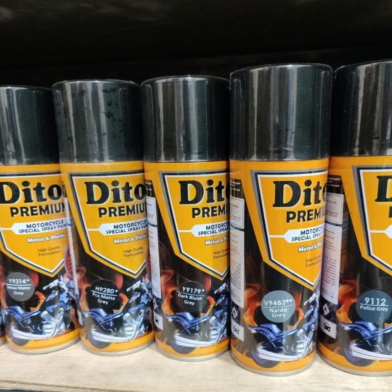 cat semprot pilok diton premium ABU dark bluish grey, Nmax matte grey, PCX matte grey, nardo grey, p