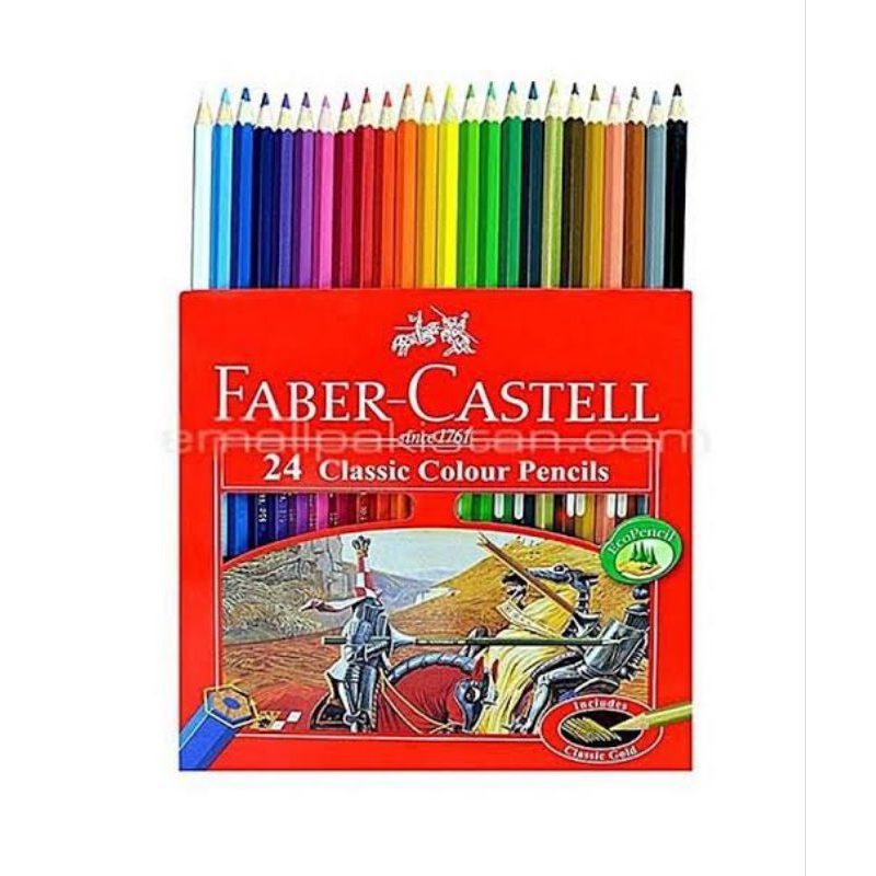 

Faber Castell Pensil Warna 24 Classic Colour Pencils
