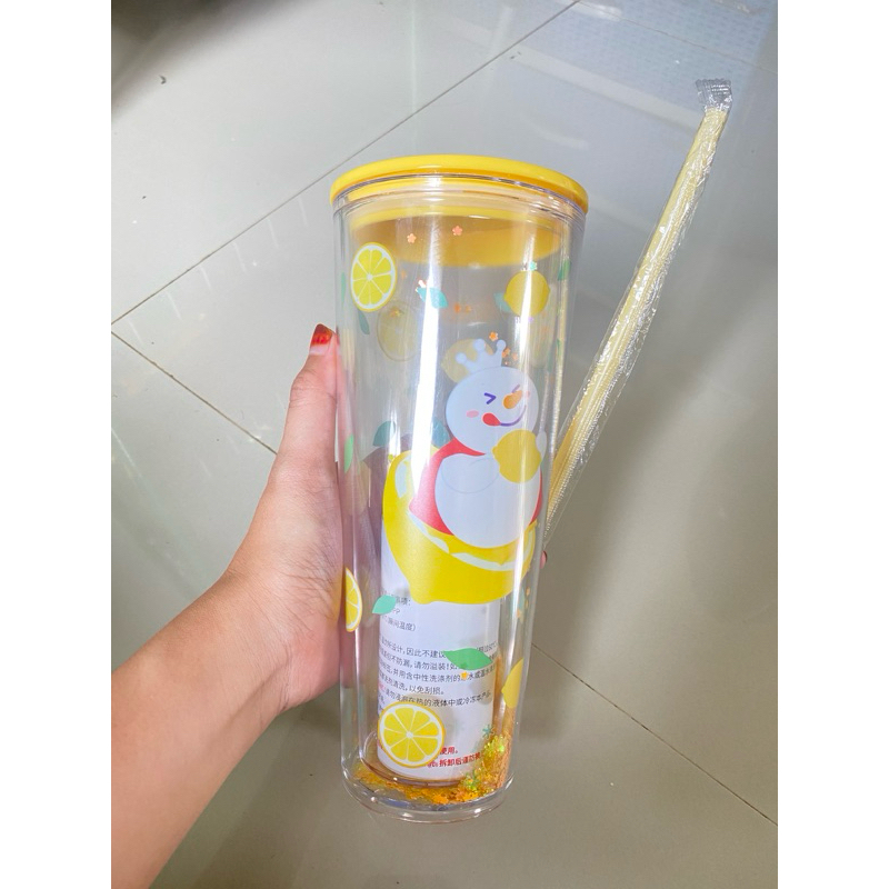 Botol minum/ Tumbler mixue lemon 1400ml