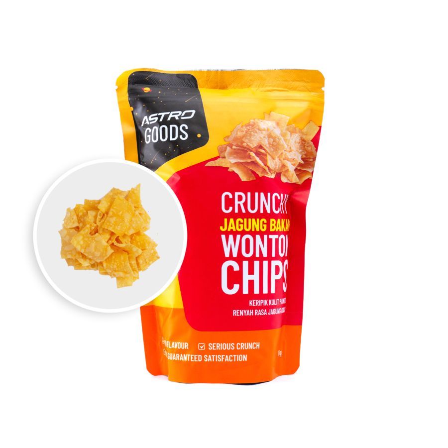 

Crunchy Jagung Bakar Wonton Chips - Astro Goods 60gram