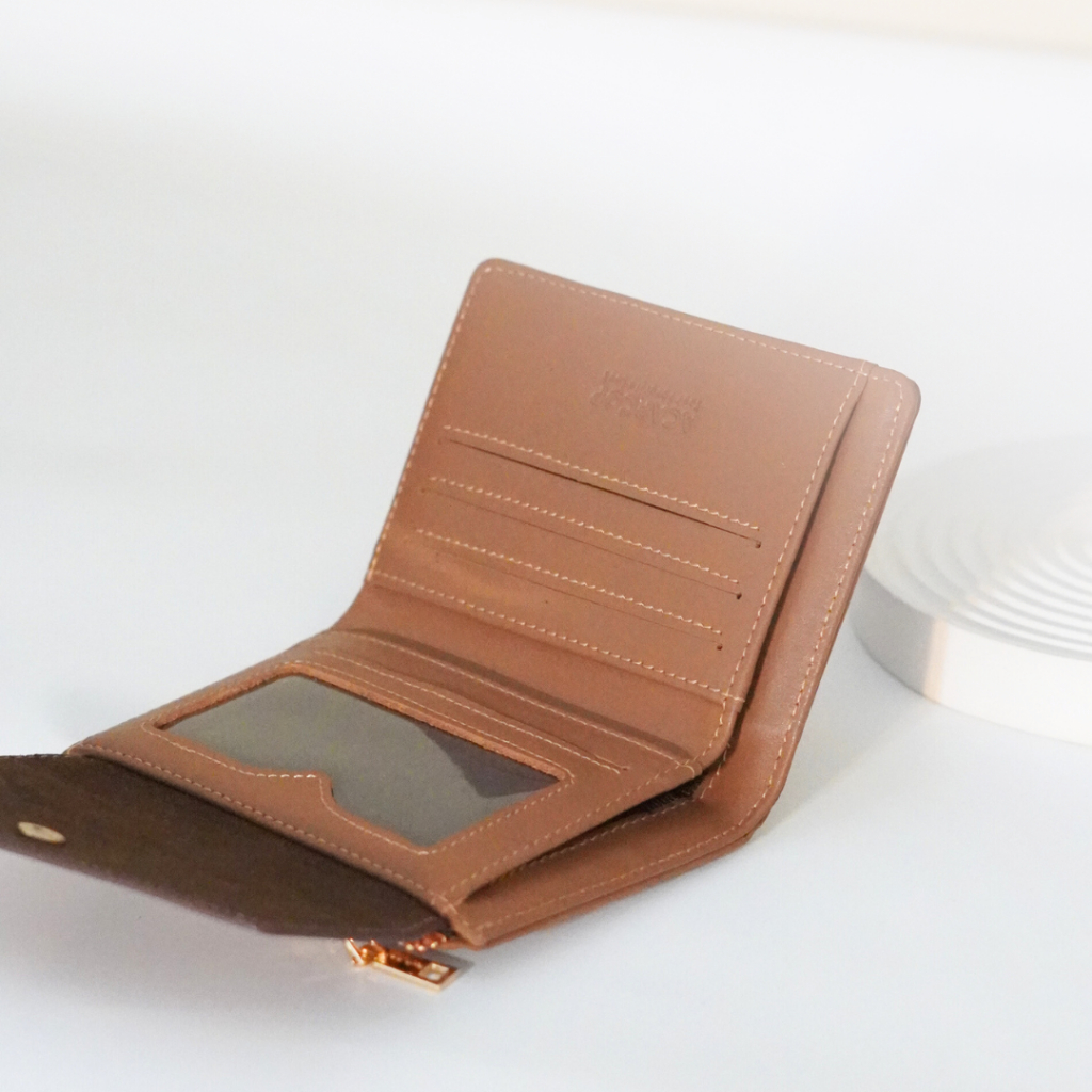 ACAPCOP - FREE GRAFIR NAMA Dompet Medium Amplop Wanita L- Kulit Sapi Asli