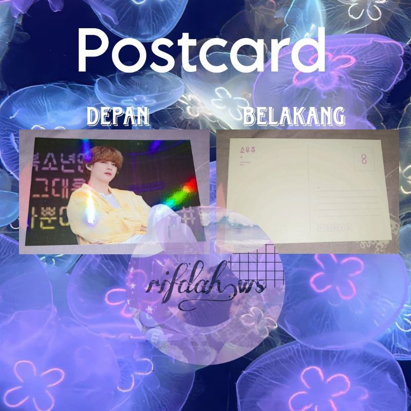 OFFICIAL POSTCARD SOWOZOO V TAEHYUNG BTS
