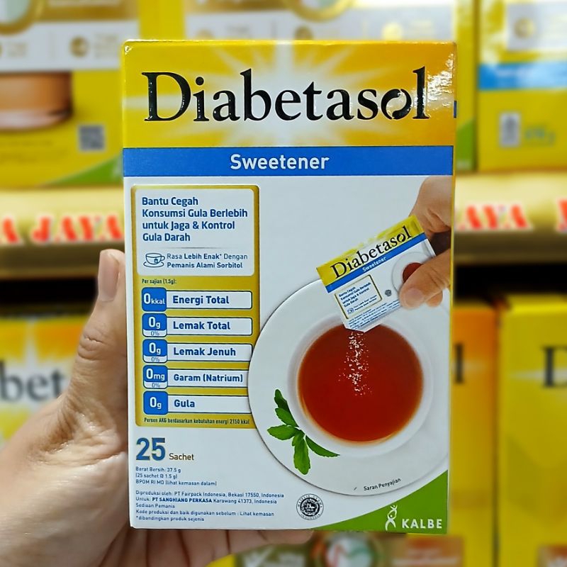 

Diabetasol Zero Calorie Sweetener 25'S 25 x 1gr