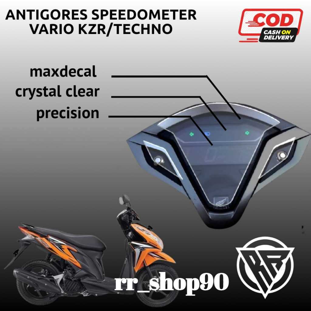 STIKER ANTIGORES SPEEDOMETER MOTOR VARIO KZR / VARIO 125 TECHNO