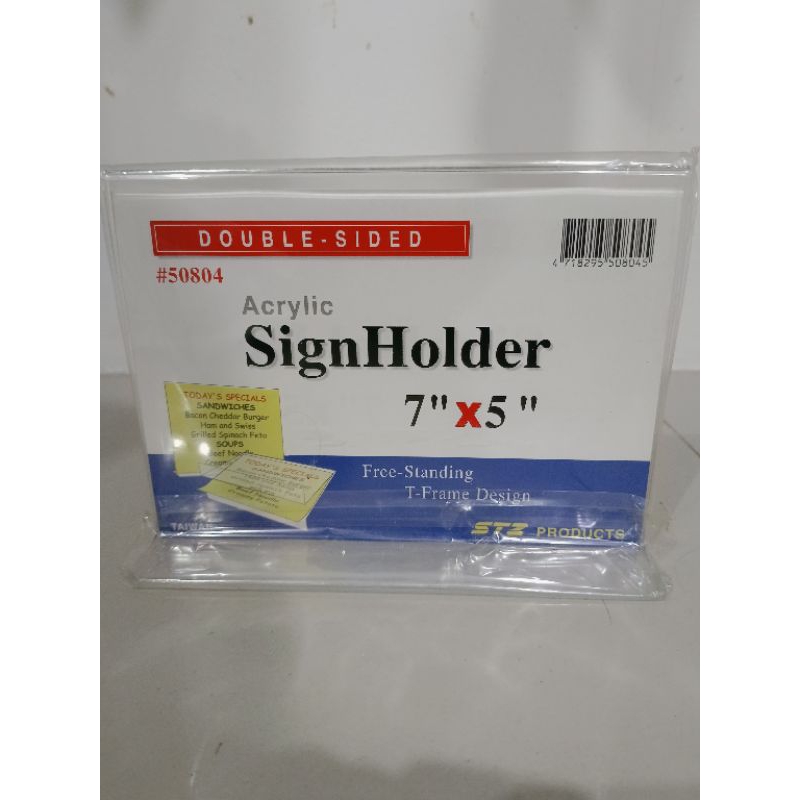 

Tempat Brosur Akrilik - Acrylic Sign Holder Double Sided