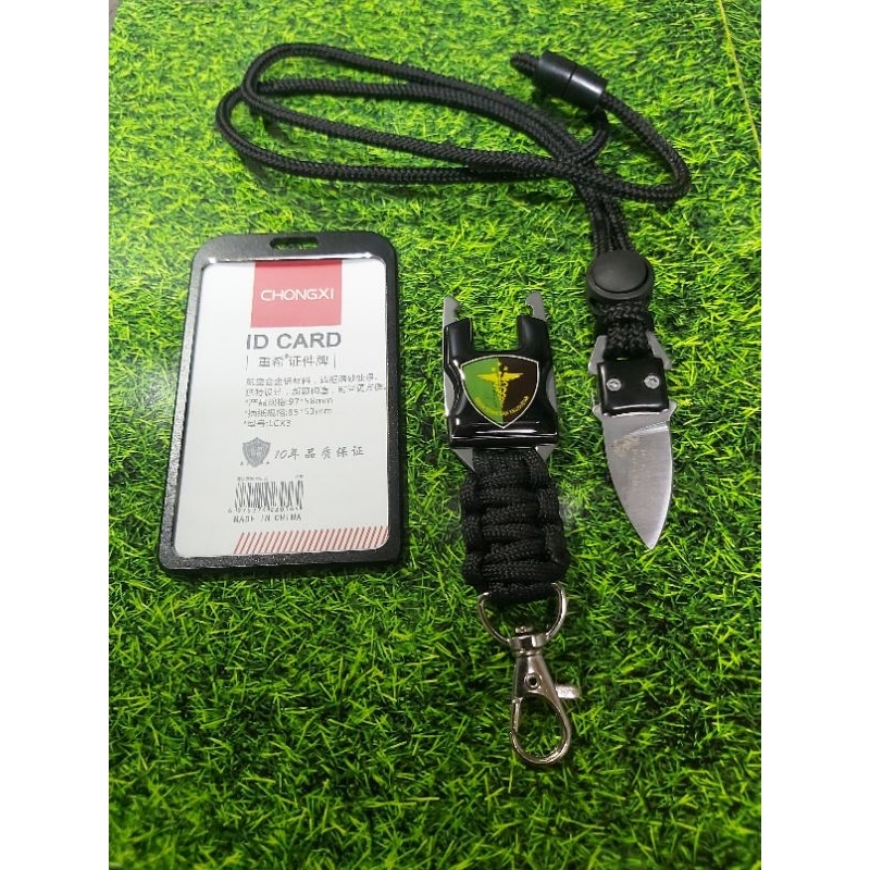 

lanyard tactical id card holder logo dokes dokkes pusdokke polri