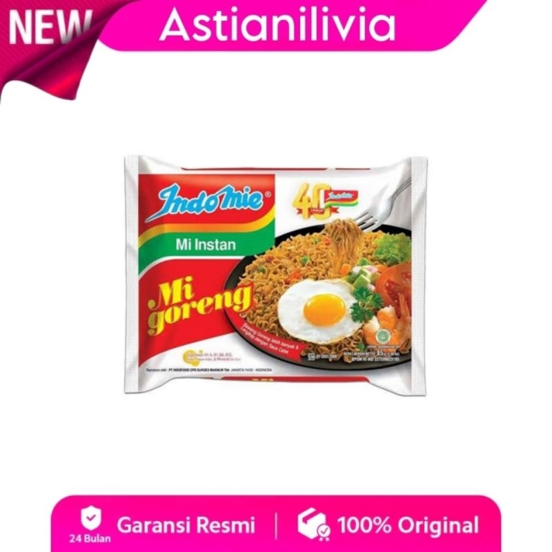

Indomie Goreng Mie Instan 85gr