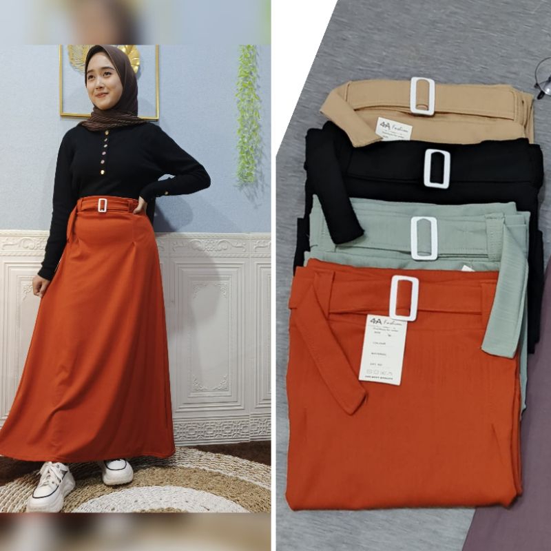 alf rok kerja rok skrit rok panjang wanita rok kuliah rok maxi kekinian