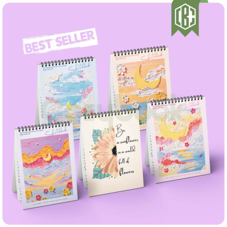

Dijamin Senang PROMOSketchbook A5 Buku Gambar A5 BUKU Sketsa Vertikal Jilid Spiral 45 Lembar 9 Halaman Motif ART 3D Lukisan