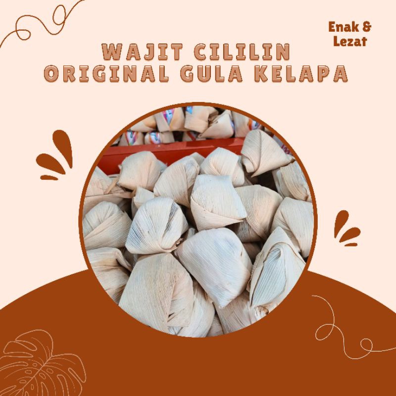 Wajit Cililin Original Gula Kelapa