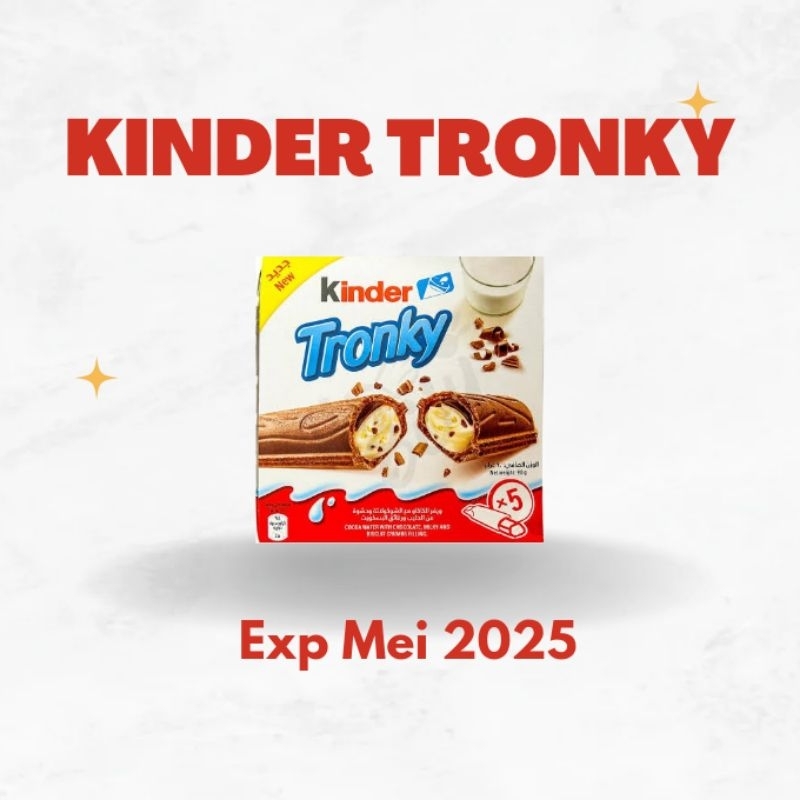 

Kinder Tronky Coklat Impor Arab 90gr - Isi 5 pcs