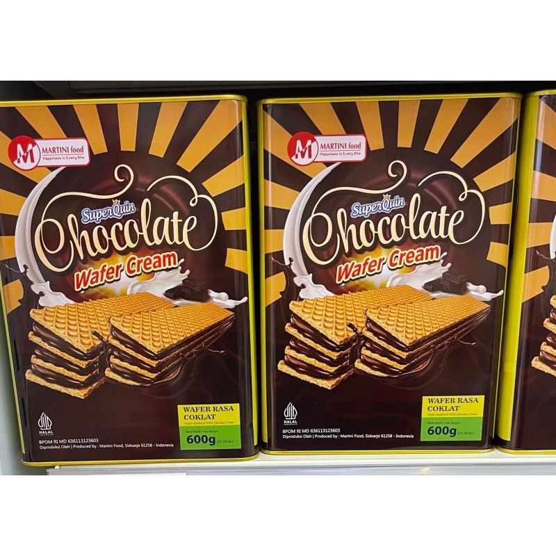 

superquin chocolate wafer cream 600gr