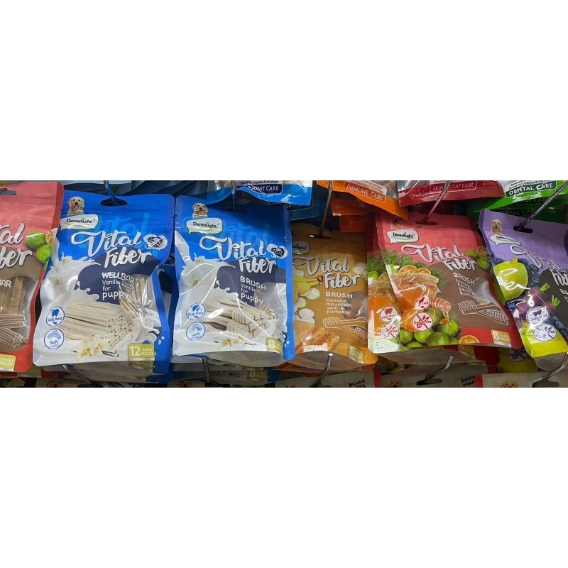 dentalight vital fiber brush anjing