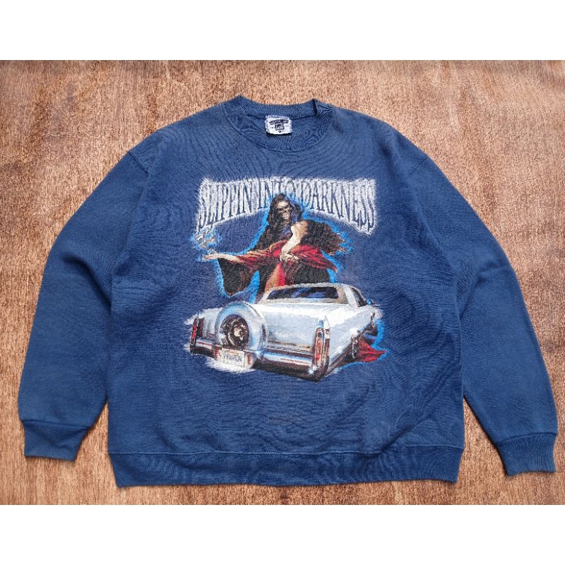 Rare 90s Rollin Hard "Slippin into Darkness" Lowrider Vintage Not Califas DyseOne & Joker Brand