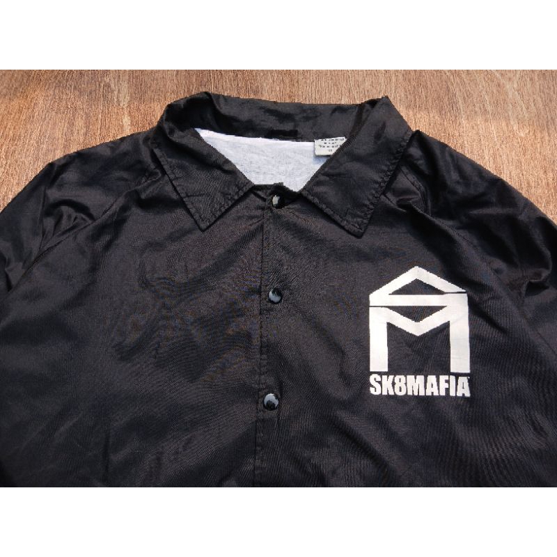 90s SK8MAFIA Skateboards Vintage Coach Jacket Not Thrasher Bones Powell Peralta Baker & Santa Cruz