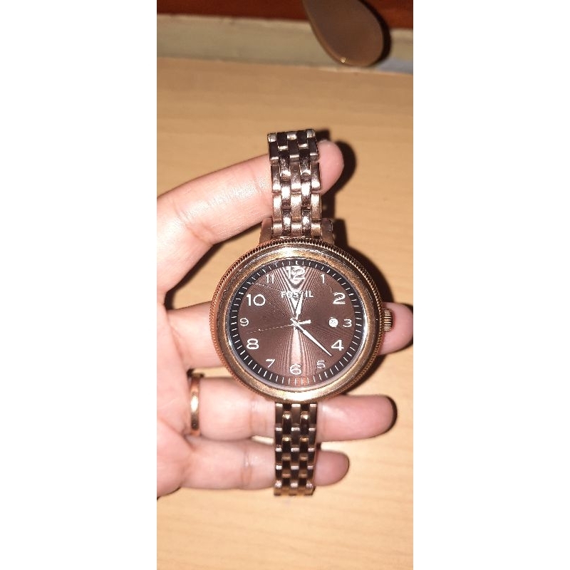 F0ssil Watch: Jam Jengkol AM4390 GunMetal 4.2 dan AM4389 RG 4.2cm rare