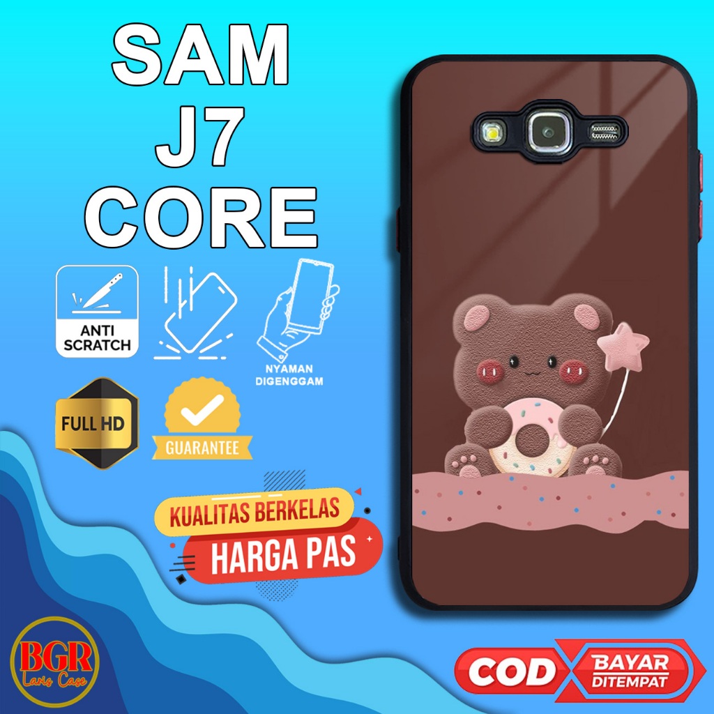 Case Samsung J7 Core Terbaru [BearCute] Hardcase Softcase Glossy Bgrlariscase Case Samsung J7 Core
