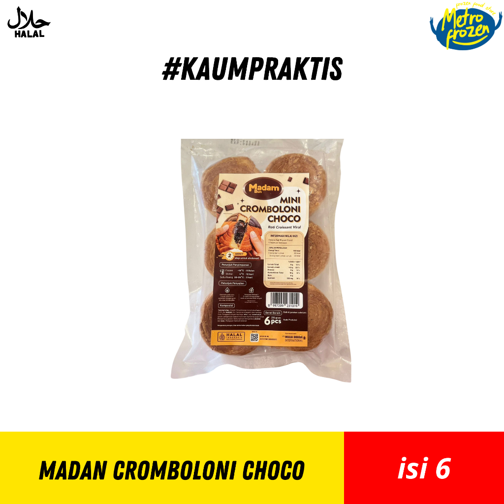 

MADAN Cromboloni Chocolate isi 6