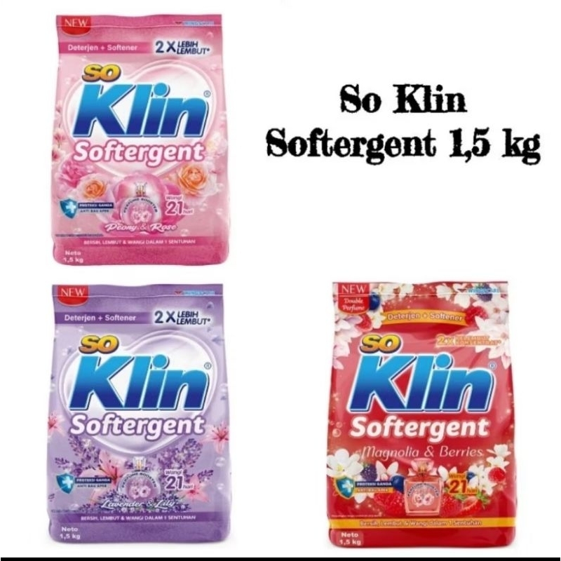 So klin detergent bubuk 1,5kg