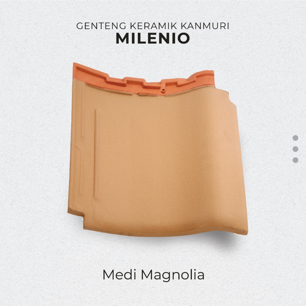 Kanmuri Milenio Medi Magnolia Genteng Keramik Original