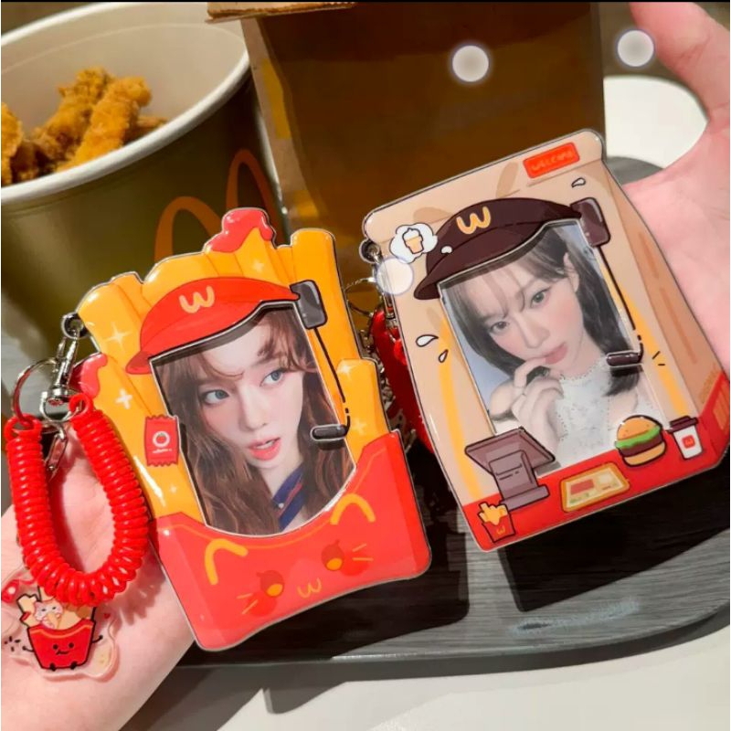 

[PO] Cahol Photocard fast food card holder PVC PC OFFICIAL GIGNAC