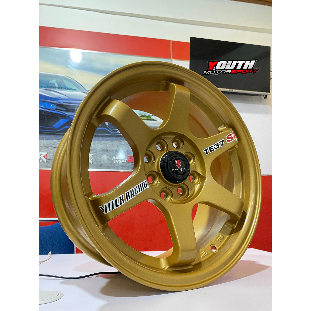 VELG TE37 R15 COCOK UNTUK AVANZA,XENIA,AGYA,SIGRA,BRIO,CALYA DLL