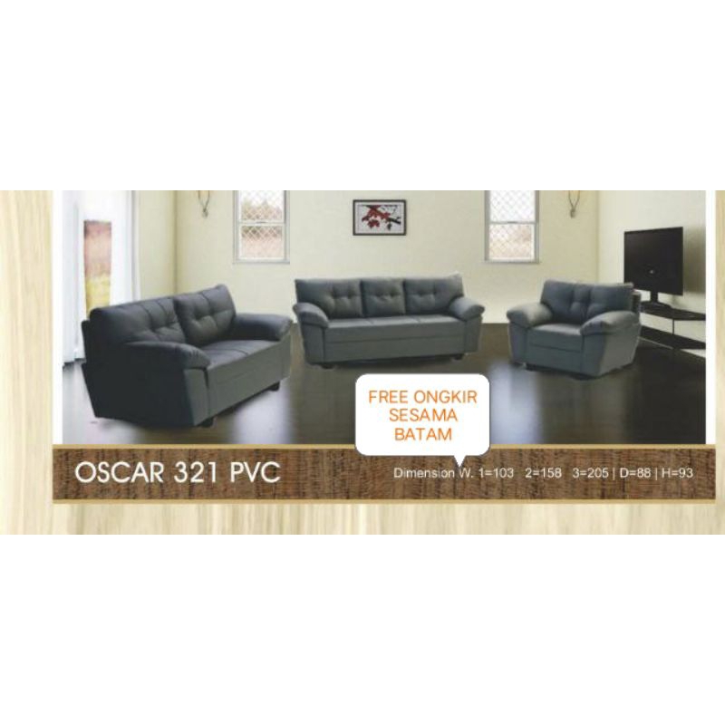 SOFA OSCAR 321 PVC ( BATAM )