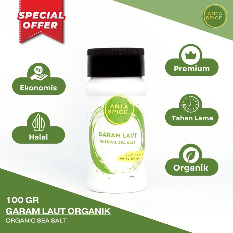 

Garam Organik / Sea Salt 100 Gr